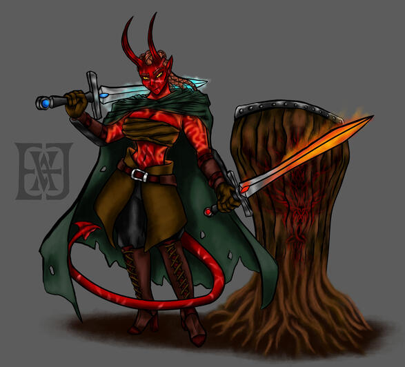 One of the character commission done
